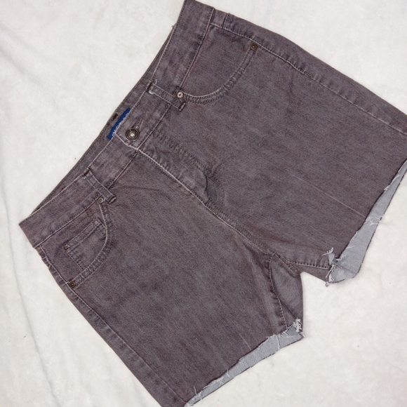 Bandolino Mandie Brown Midrise Denim Shorts size 10 - Picture 2 of 11